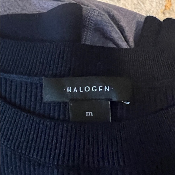 Navy Ribbed Sweater - Picture 2 of 2